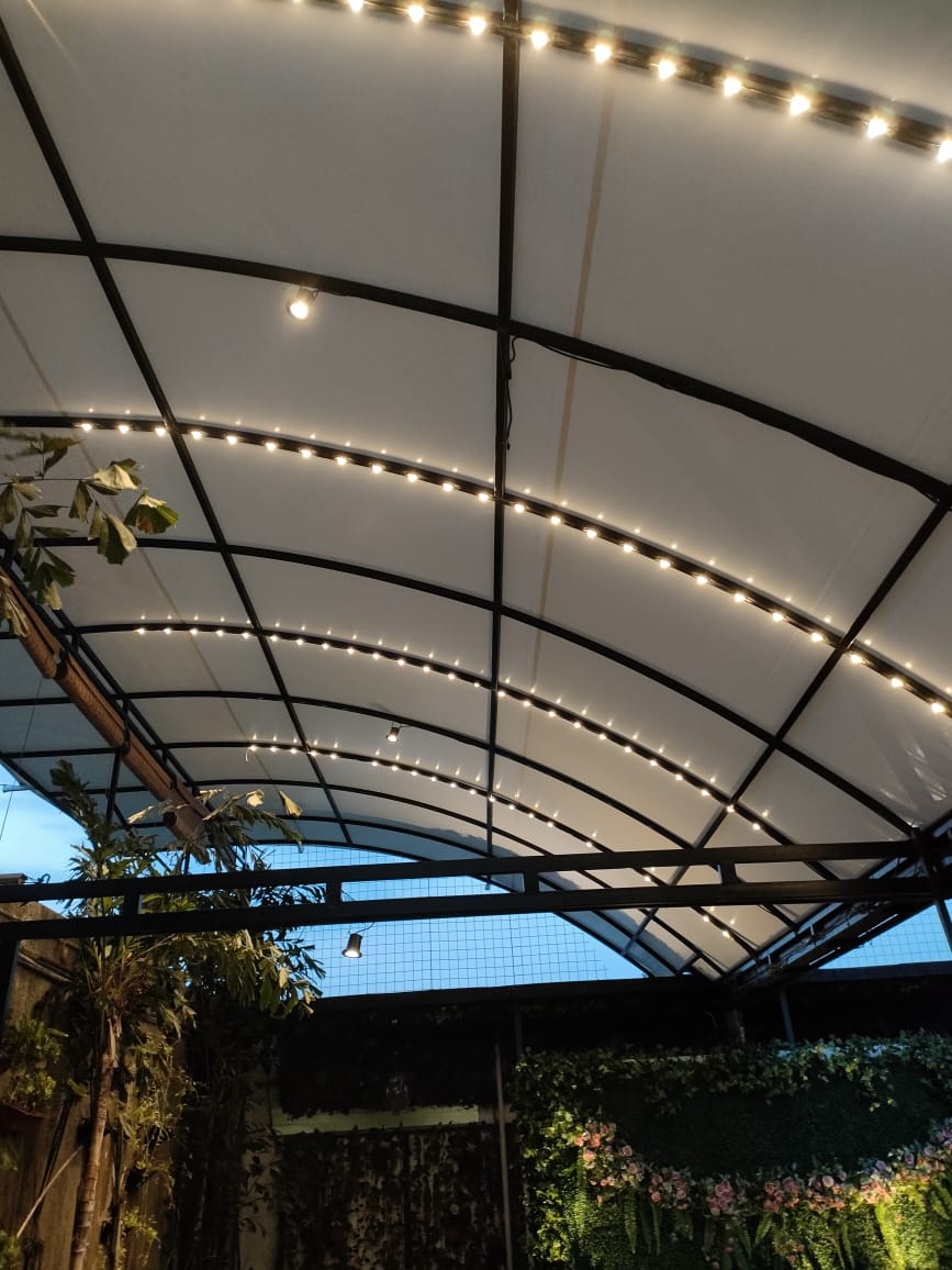 Hasil Pemasangan Gazebo & Tenda Membran